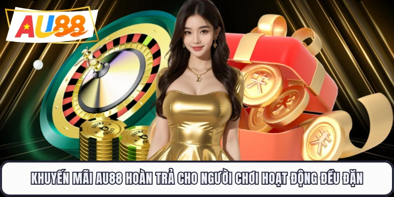 Khuyến mãi AU88 hoàn trả cho người chơi hoạt động đều đặn 